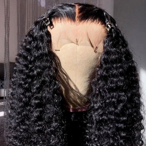 Malaysian Afro Kinky Curly Lace Front Human Hair Wig