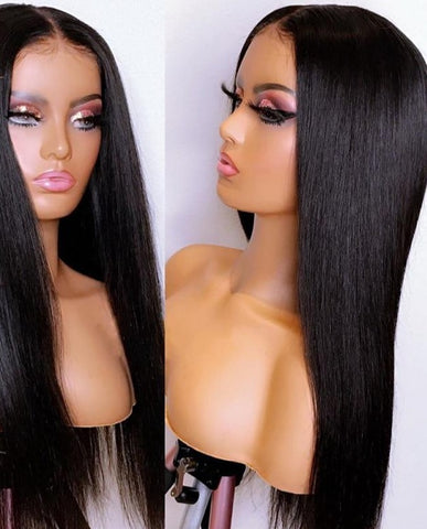 Transparent 360 Lace Front Human Hair Wigs