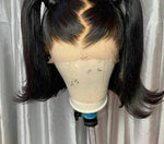 13*4 Lace Front Straight Bob With Bleached Knots 130% Brazilian Human Hair